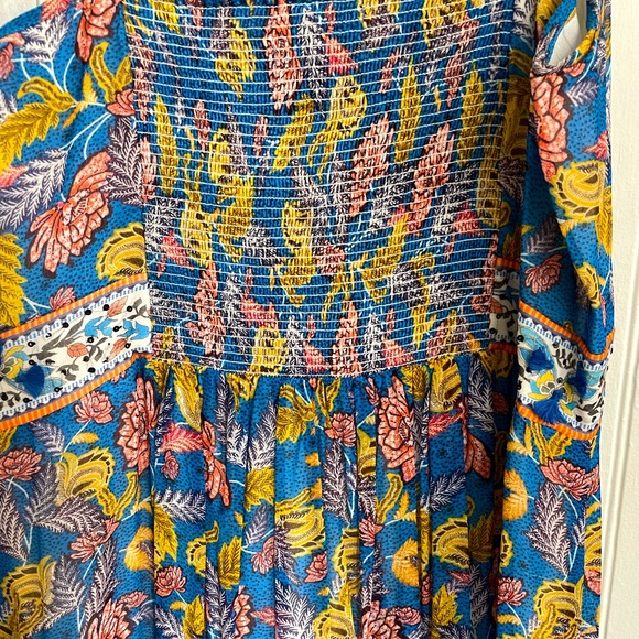 Verb by Pallavi Singhee Vineyard Tiered Maxi Dress Size 10 - Picture 4 of 6